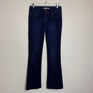 Forever 21 Denim Dark Wash Mid‎ Rise Bootcut Flare Jeans 28x34